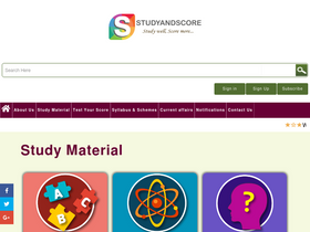 'studyandscore.com' screenshot