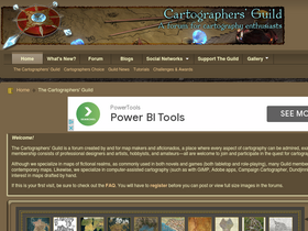 'cartographersguild.com' screenshot