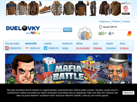 'duelovky.cz' screenshot