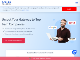 'scaler.com' screenshot