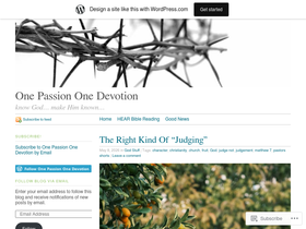 onepassiononedevotion.wordpress.com
