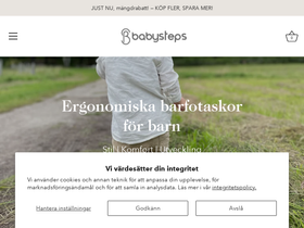 Babysteps homepage screenshot
