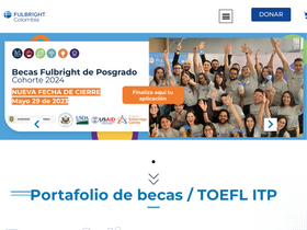 'fulbright.edu.co' screenshot