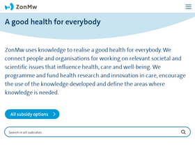 'zonmw.nl' screenshot