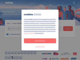 'omio.jp' screenshot