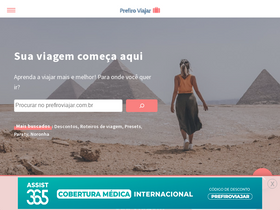 'prefiroviajar.com.br' screenshot