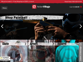 'actionvillage.com' screenshot