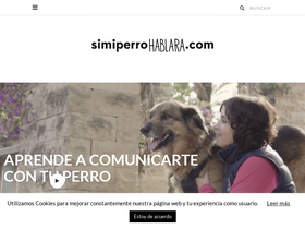 'simiperrohablara.com' screenshot