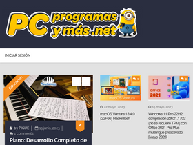 'pcprogramasymas.net' screenshot