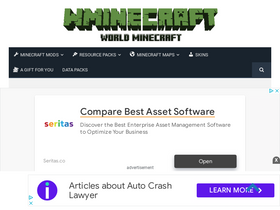 'wminecraft.net' screenshot