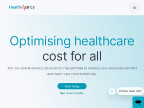 'healthmetrics.com' screenshot