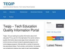 'teqip.in' screenshot