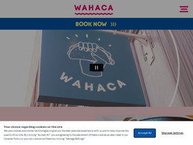 'wahaca.co.uk' screenshot