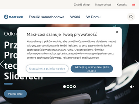 'maxi-cosi.pl' screenshot