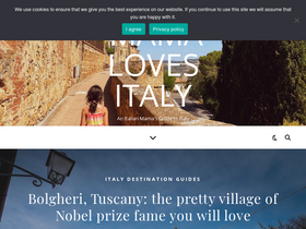 'mamalovesitaly.com' screenshot