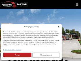 'tommys-express.com' screenshot