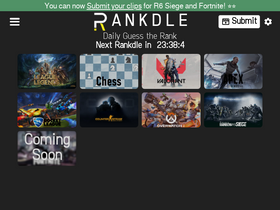 'rankdle.com' screenshot