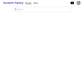 'scratchpantry.com' screenshot