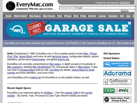 'everymac.com' screenshot
