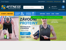 '4fitness.cz' screenshot