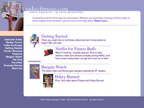 'videofitness.com' screenshot