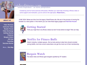 'videofitness.com' screenshot
