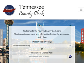'tncountyclerk.com' screenshot