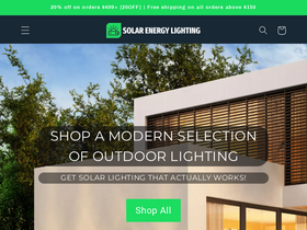 energysolarlighting.com homepage screenshot