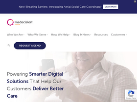 'medecision.com' screenshot