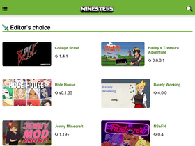 'minesters.com' screenshot