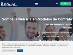 'modelosycontratos.com' screenshot