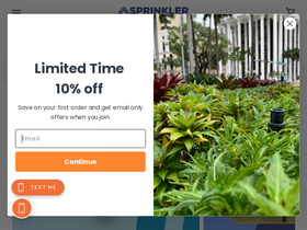 'sprinklersupplystore.com' screenshot