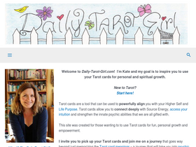 'daily-tarot-girl.com' screenshot