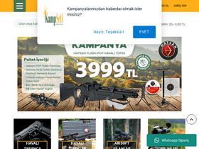 'kampseti.com' screenshot