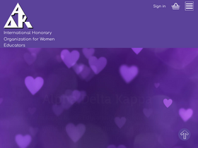 'alphadeltakappa.org' screenshot