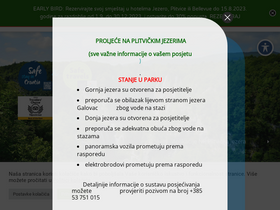 'np-plitvicka-jezera.hr' screenshot