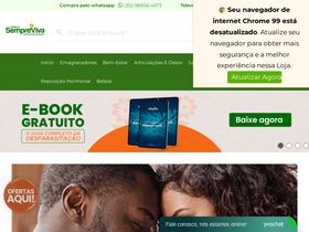 'farmaciasempreviva.com.br' screenshot