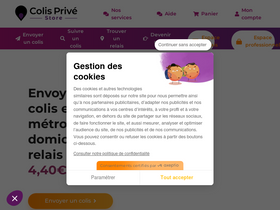 'colisprive-store.com' screenshot
