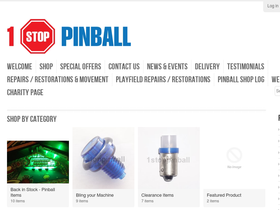 1stoppinball.co.uk homepage screenshot