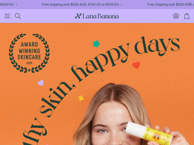 Lana Banana website screenshot