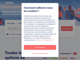 'omio.fr' screenshot
