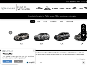 lexuswestminster.com