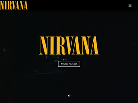 'nirvana.com' screenshot