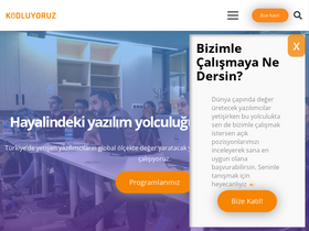 'kodluyoruz.org' screenshot