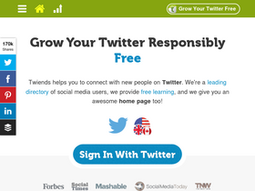 'twiends.com' screenshot