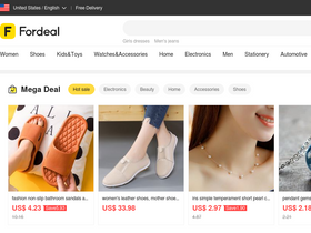 'fordeal.com' screenshot