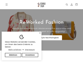 vinnasign.com homepage screenshot