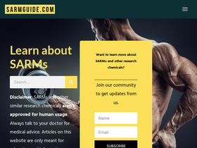 'sarmguide.com' screenshot