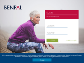 'benpal.com' screenshot