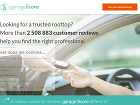 'garagescore.com' screenshot